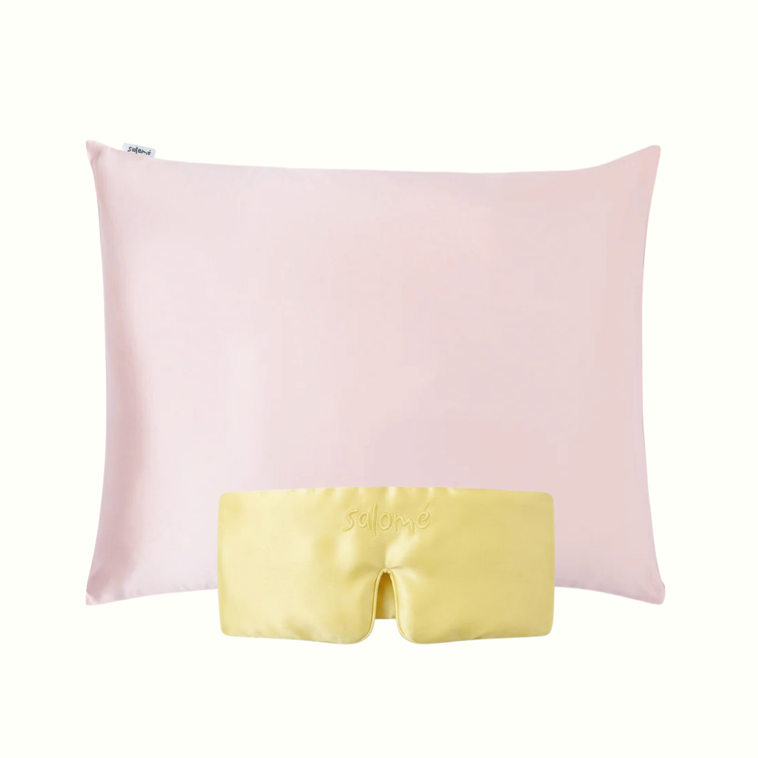 100% moerbei zijde kussensloop en slaapmasker | 22 momme - Salomé Amsterdam