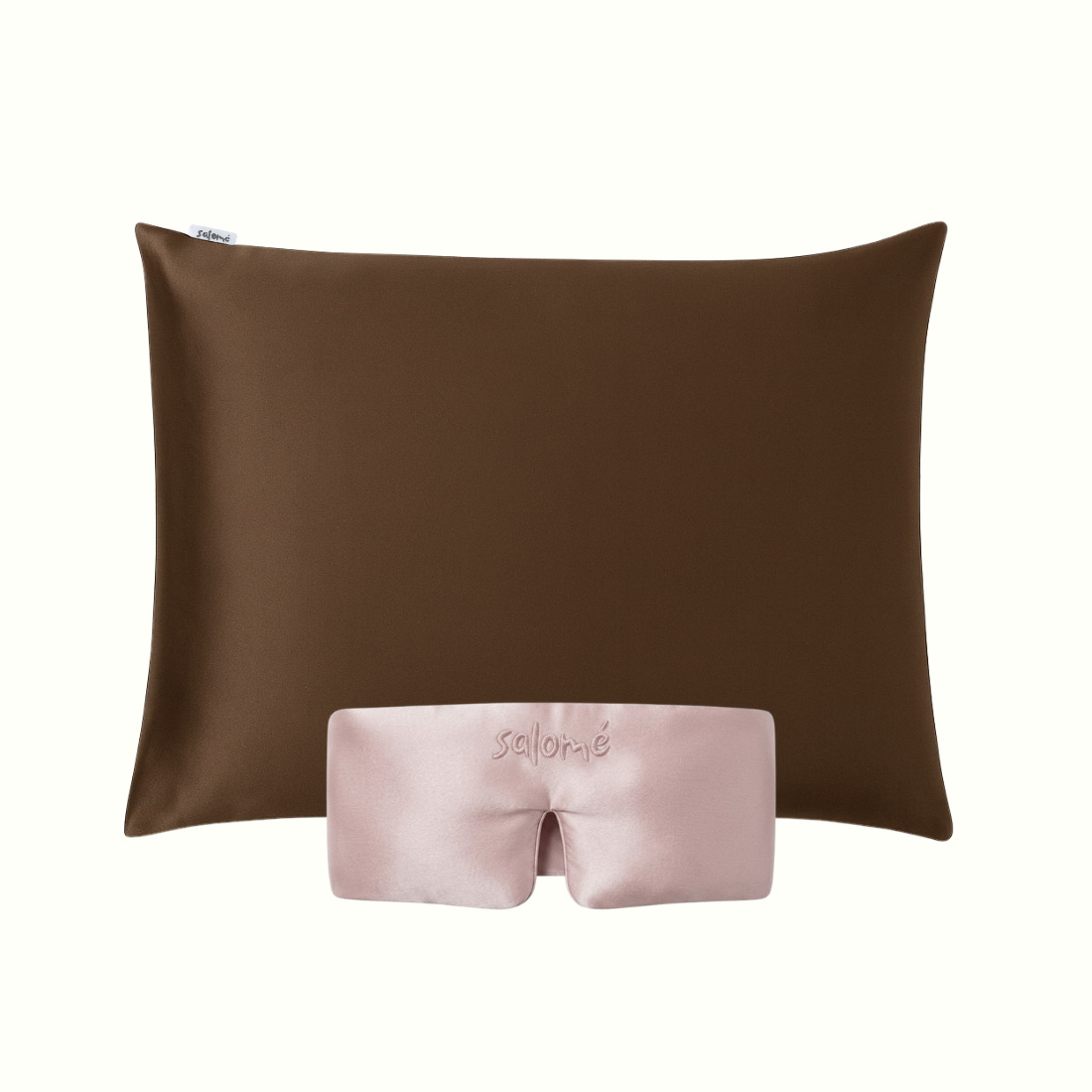 100% moerbei zijde kussensloop en slaapmasker | 22 momme - Salomé Amsterdam