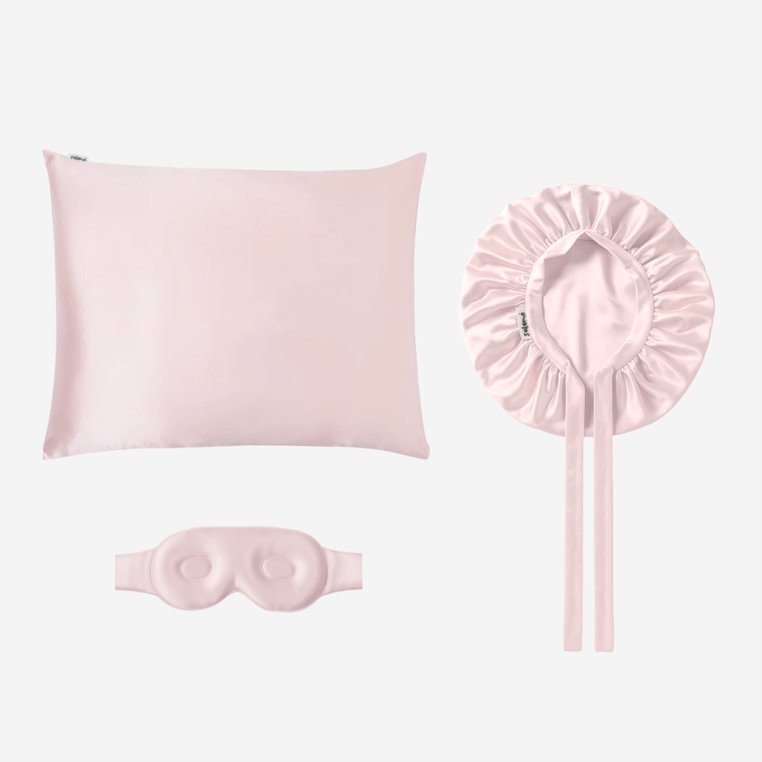 100% moerbei zijde bonnet, slaapmasker en kussensloop | 22 momme