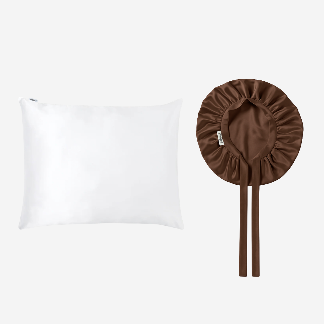 100% moerbei zijde kussensloop en bonnet | 22 momme