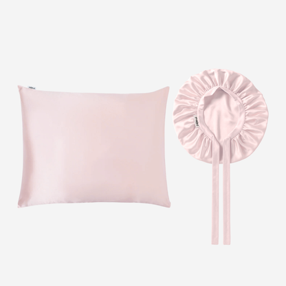 100% moerbei zijde kussensloop en bonnet | 22 momme