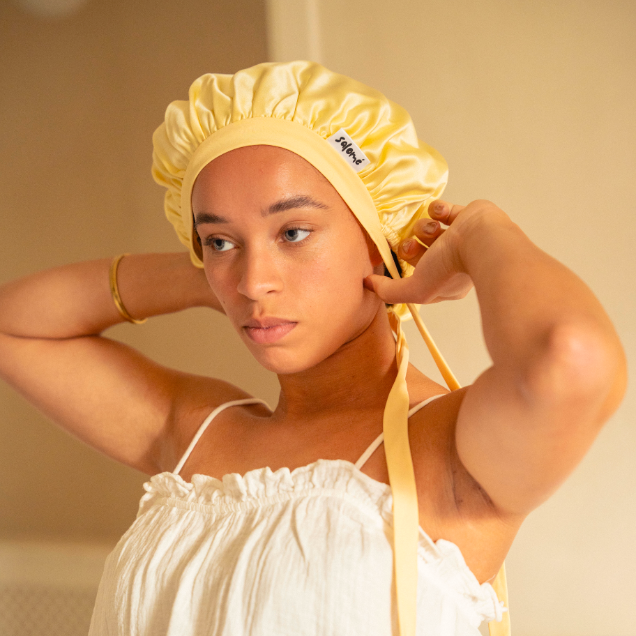 100% moerbei zijde bonnet, slaapmasker en kussensloop | 22 momme